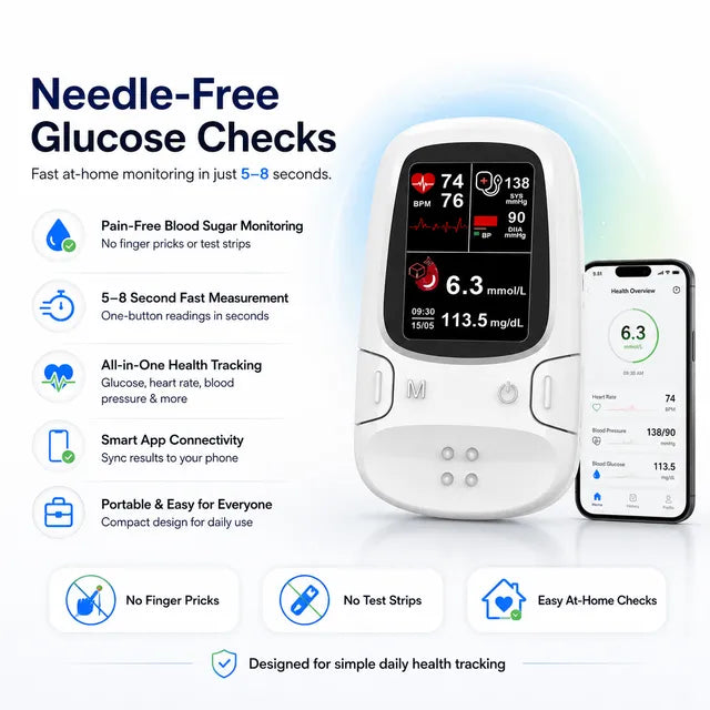 Fed Up With Painful Finger Pricks? 🩸 Meet Your New Hassle-Free Wearable Wellness Tracker ⌚ | Effortless Daily Health Monitoring 📊