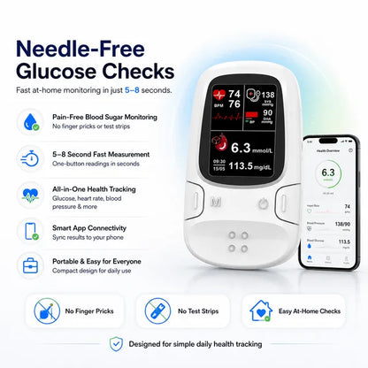 Fed Up With Painful Finger Pricks? 🩸 Meet Your New Hassle-Free Wearable Wellness Tracker ⌚ | Effortless Daily Health Monitoring 📊