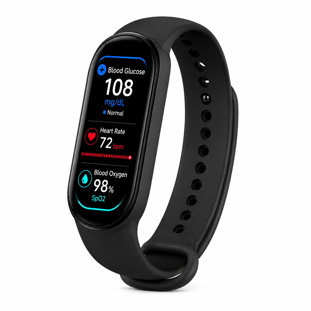 ⚡ Final 1 Hours Launch Offer 🏆 2026  M9 Non-Invasive Smart Band 📈12 health reports - No-Prick