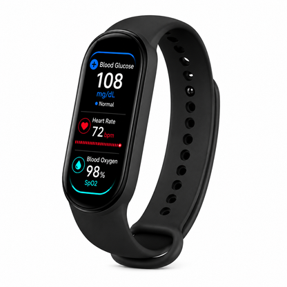 ⚡ Final 1 Hours Launch Offer 🏆 2026  M9 Non-Invasive Smart Band 📈12 health reports - No-Prick