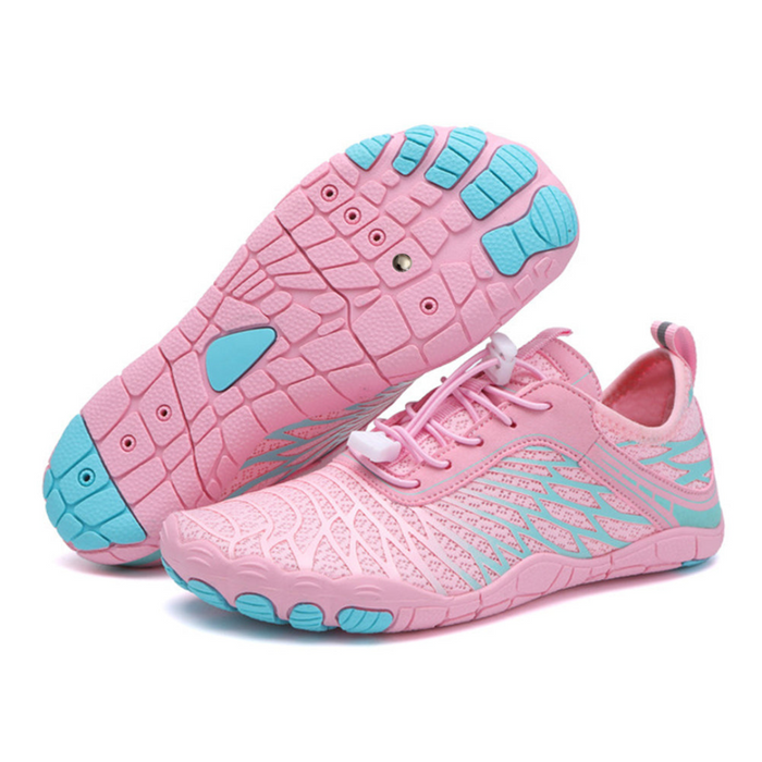 Pink barefoot shoes