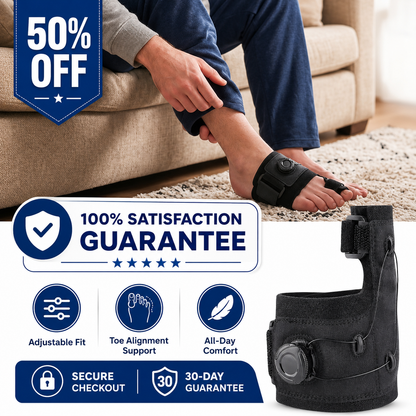 Walk More Comfortably Again — Adjustable Bunion Corrector Eases Toe Pain & Supports Realignment, Now 50% OFF